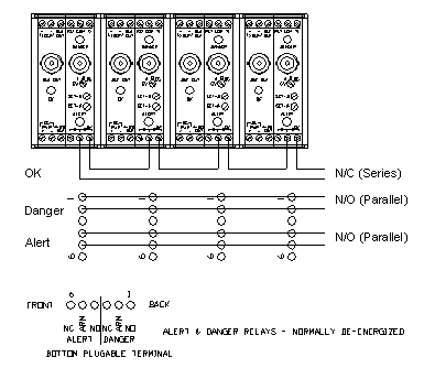 接線通用報警繼電器